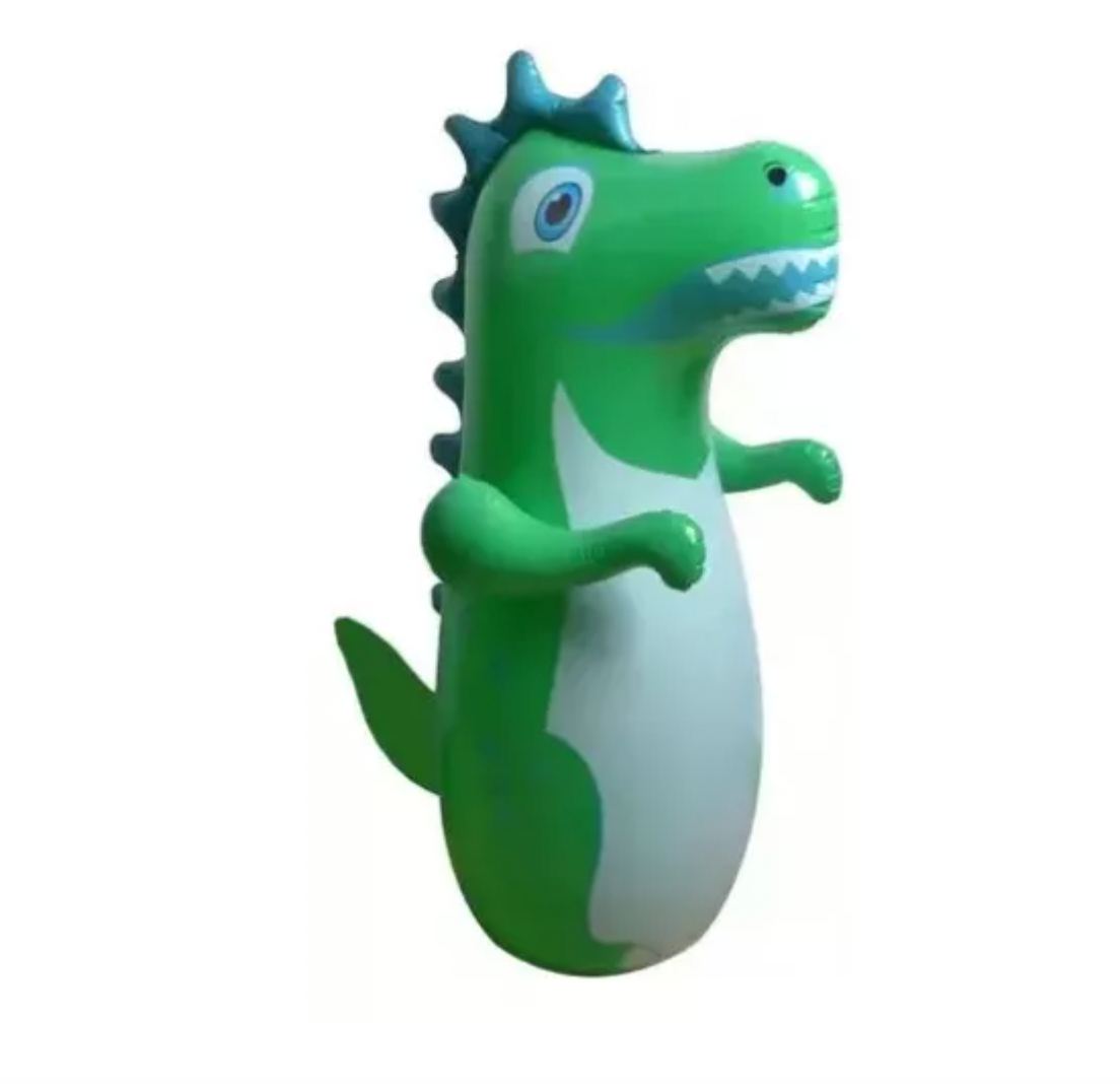 Mono Porfiado Inflable Dinosaurio JUEGO